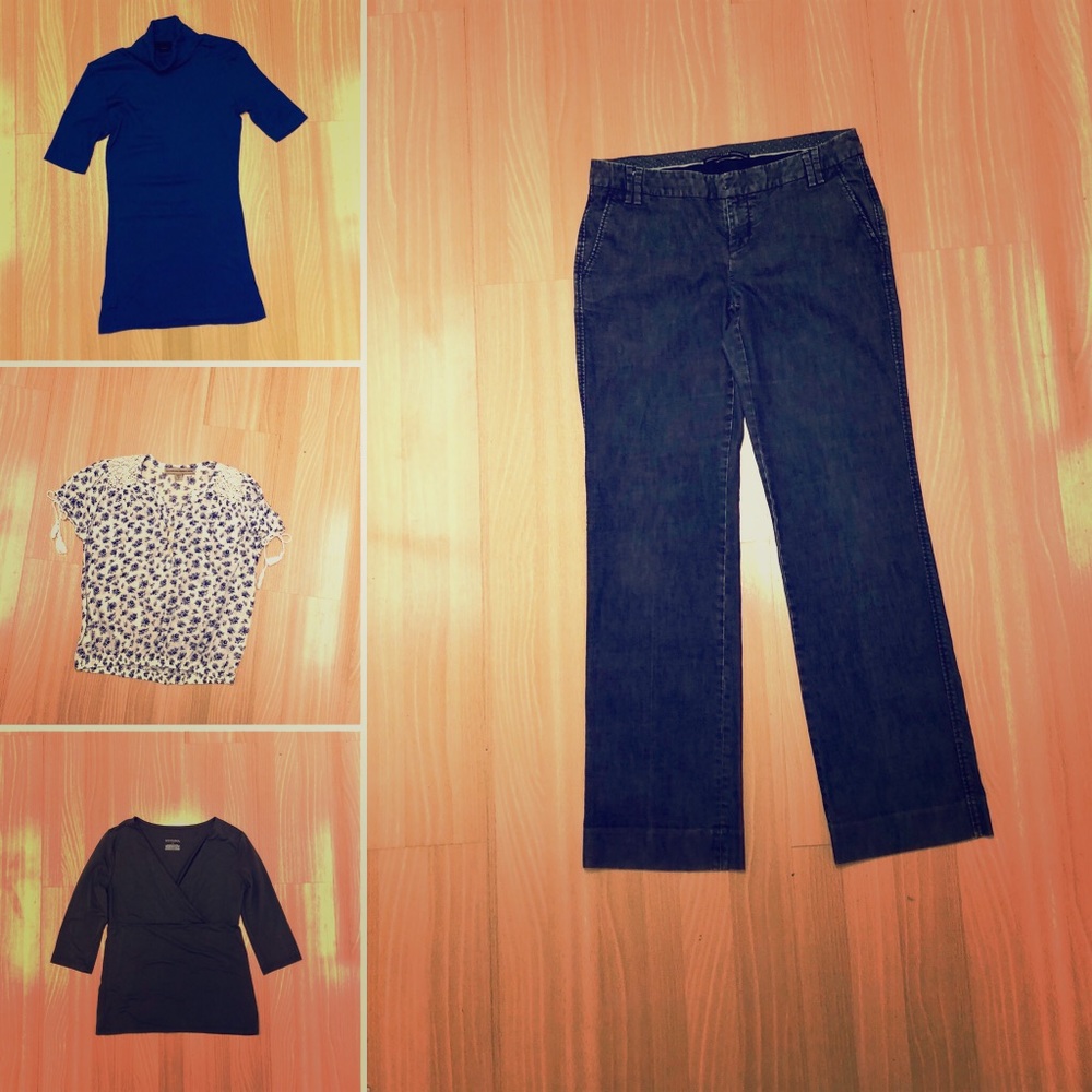 Awesome bundle! 3 shirts AND a pair of jeans!